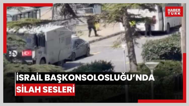 İsrail Başkonsolosluğu'nda silah sesleri