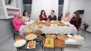 Arnavutlara özgü sunum masası!