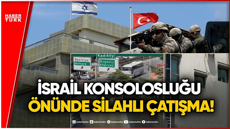SON DAKİKA: İstanbul'daki İsrail Başkonsolosluğu Önünde Silahlı Saldırı! İşte İlk Görüntüler!