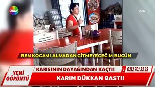 Hafize'nin dükkan bastığı görüntüler...
