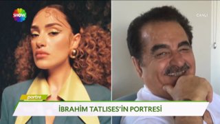 İbrahim Tatlıses'in portresi! 
