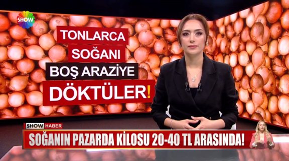 Çuvallar dolusu soğanı ziyan ettiler! 