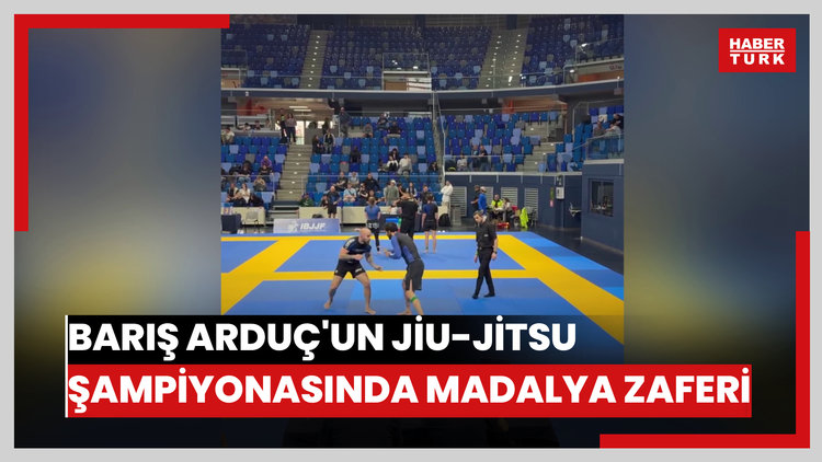 Barış Arduç'un jiu-jitsu şampiyonasında madalya zaferi