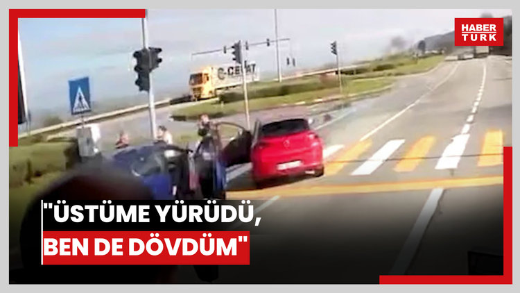 "Üstüme yürüdü, ben de dövdüm"