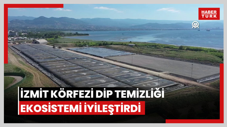 İzmit Körfezi'ndeki dip çamuru temizliği ekosistemi olumlu etkiledi
