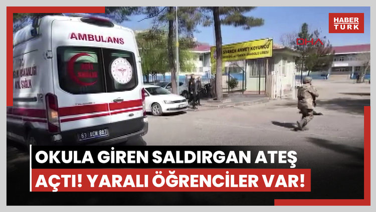 Okula giren saldırgan ateş açtı! Yaralı öğrenciler var!