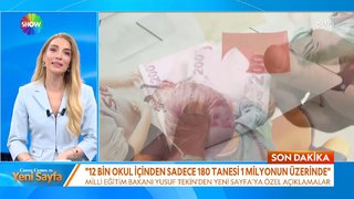 Yusuf Tekin'den Yeni Sayfa'ya özel açıklamalar...