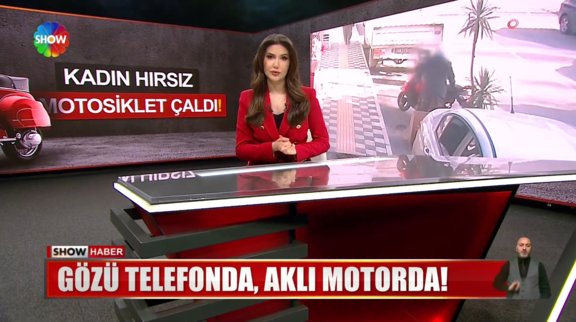 Kadın hırsız iş başında! 