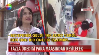 Döviz bozduran müşteriye fazla para ödedi. 