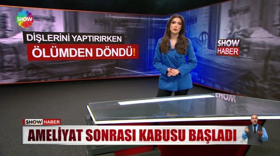Dişlerini yaptırırken ölümden döndü!