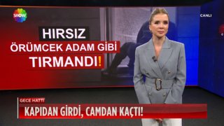 Kapıdan girdi, camdan çıktı...