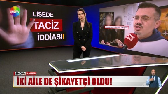 Lisede taciz şikayeti!