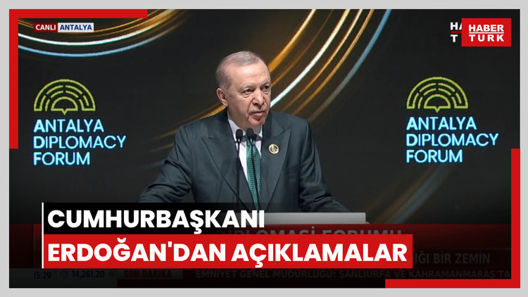 Cumhurbaşkanı Erdoğan'dan açıklamalar