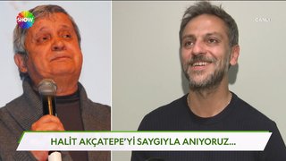 Halit Akçatepe'yi saygıyla anıyoruz... 