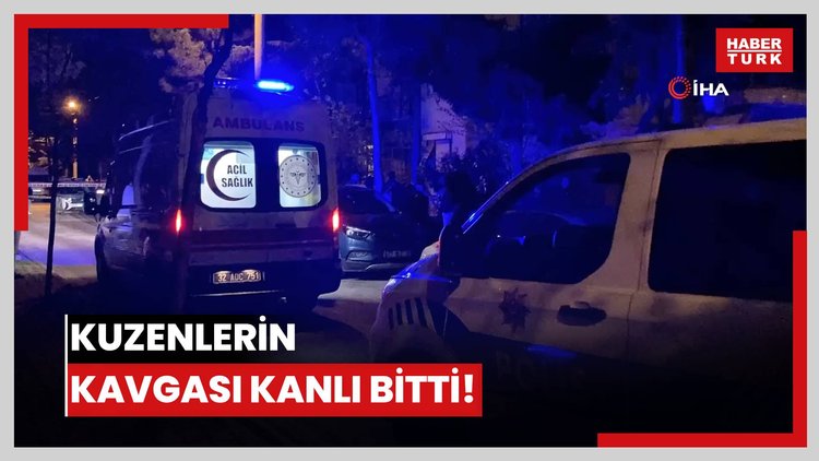 Kuzenlerin kavgası kanlı bitti!