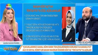 Aile ve Sosyal Hizmetler Bakanı Mahinur Özdemir Göktaş'tan özel açıklamalar!