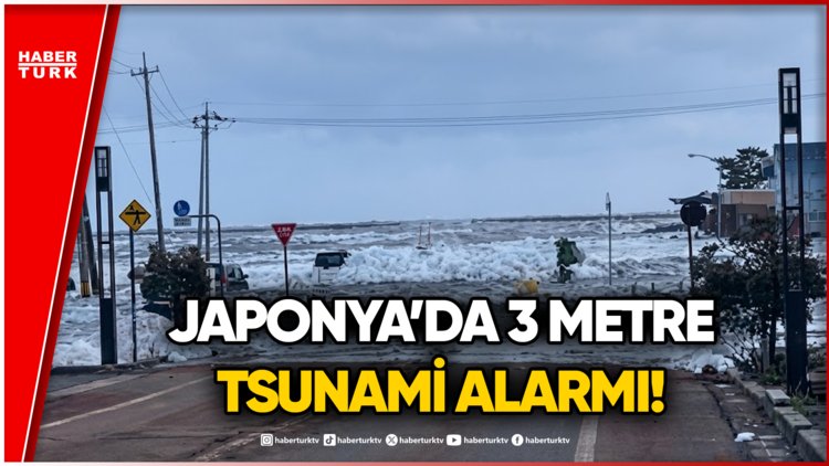 Son Dakika... Japonya'da 7,4 Büyüklüğünde Deprem!