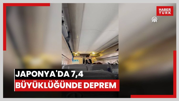 Japonya'da 7,4 büyüklüğünde deprem
