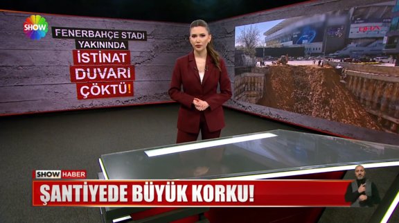 İstinat duvarı gürültüyle çöktü!