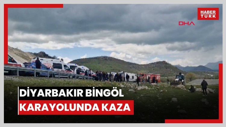 Diyarbakır Bingöl karayolunda kaza