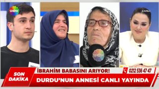 Durdu'nun annesi canlı yayında!
