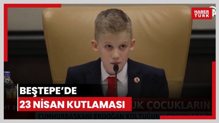 Beştepe'de 23 Nisan kutlaması