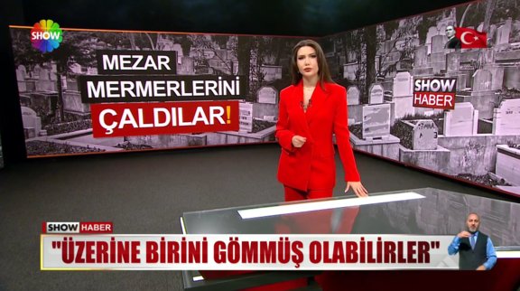 50 yıllık mezarı çaldılar!