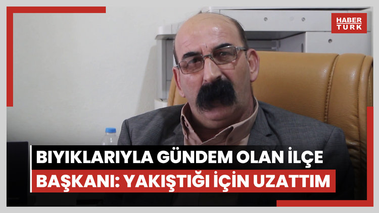 Bıyıklarıyla gündem olan ilçe başkanı: Yakıştığı için uzattım