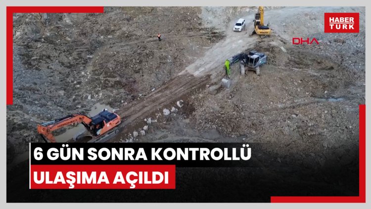 6 gün sonra kontrollü ulaşıma açıldı