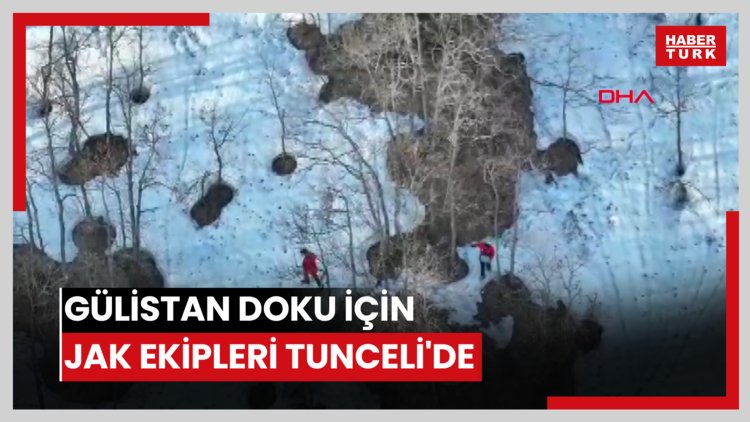 Gülistan Doku için JAK ekipleri Tunceli'de