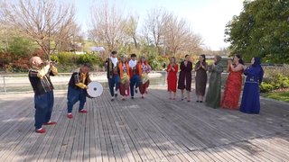 Davul zurna eşliğinde karşılama!