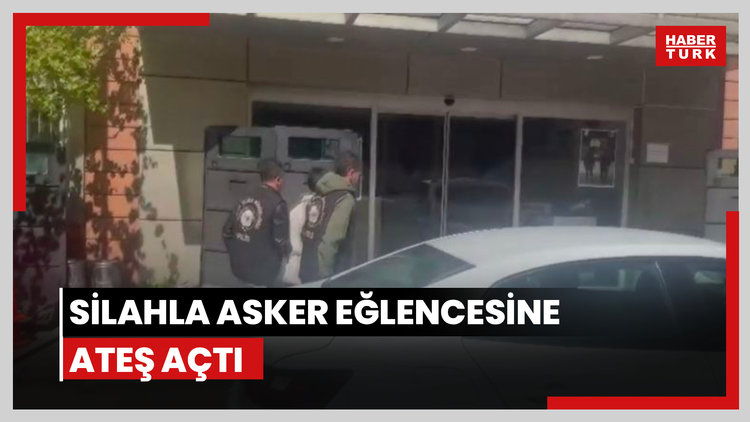 Silahla asker eğlencesine ateş açtı