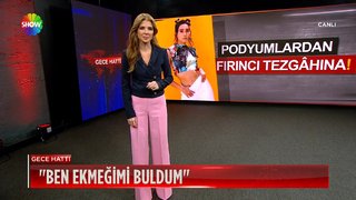 Podyumlardan fırıncı tezgahına!