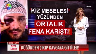 Düğünden çıkıp kavgaya gittiler!