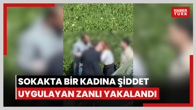 Maltepe'de sokakta bir kadına şiddet uygulayan zanlı yakalandı