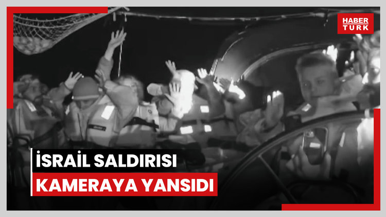 İsrail saldırısı kameraya yansıdı