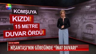 Komşuya kızdı, 15 metrelik duvar ördü!