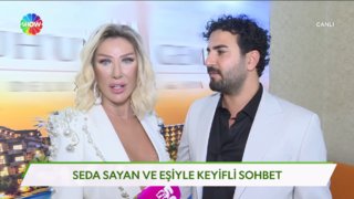 Seda Sayan ve eşiyle keyifli sohbet!