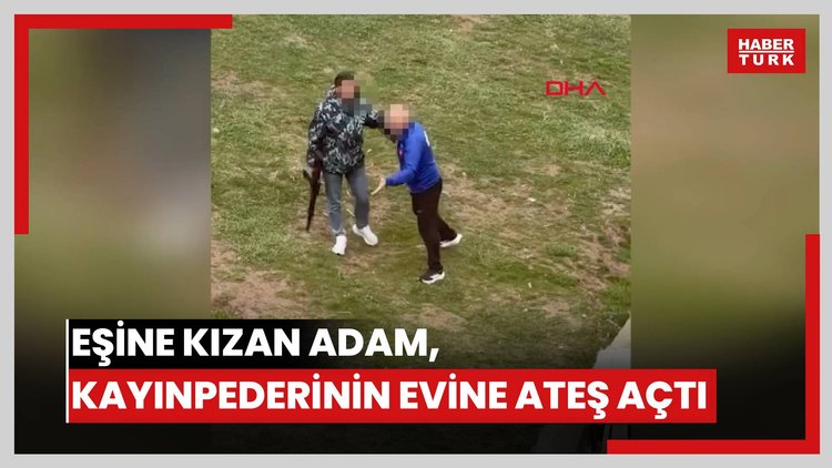 Sosyal medya hesabı açan eşine kızdı, kayınpederinin evine ateş etti