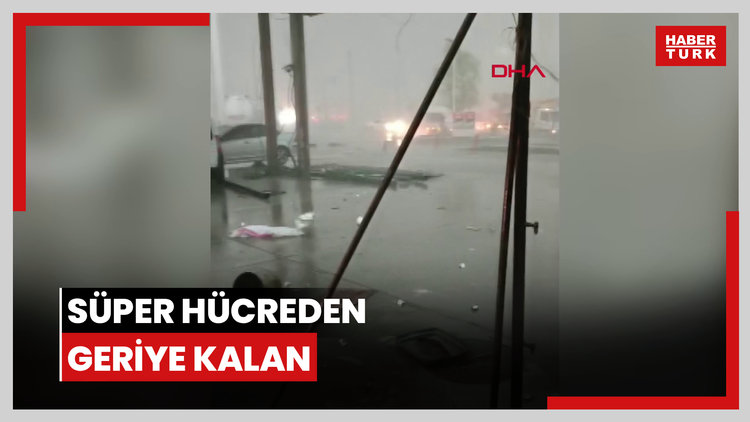 Süper hücreden geriye kalan!