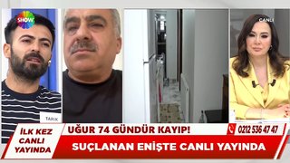 Suçlanan enişte canlı yayında!