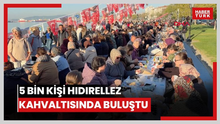 5 bin kişi Hıdırellez kahvaltısında buluştu