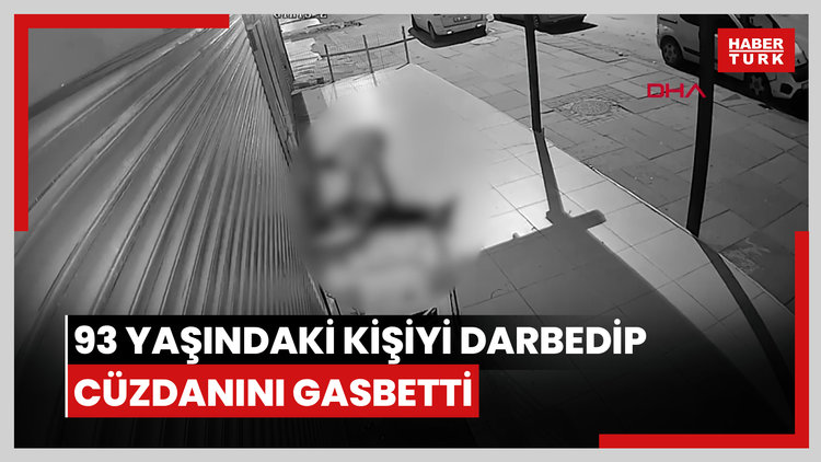 93 yaşındaki kişiyi darbedip cüzdanını gasbetti