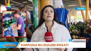 Karpuzun içine pancar sürüyorlar!