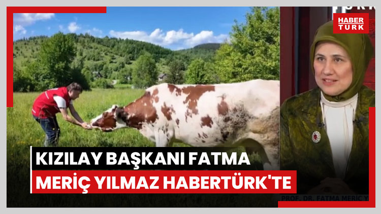 Kızılay Başkanı Fatma Meriç Yılmaz Habertürk'te
