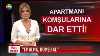 Daireden gelen koku tüm apartmanı sardı!