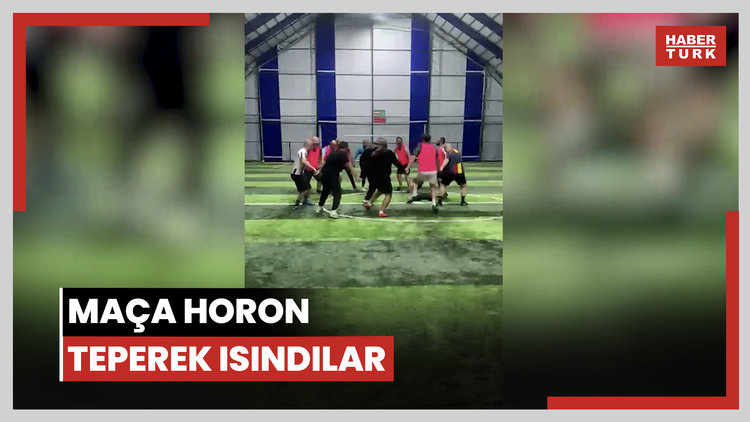 Maça horon teperek ısındılar