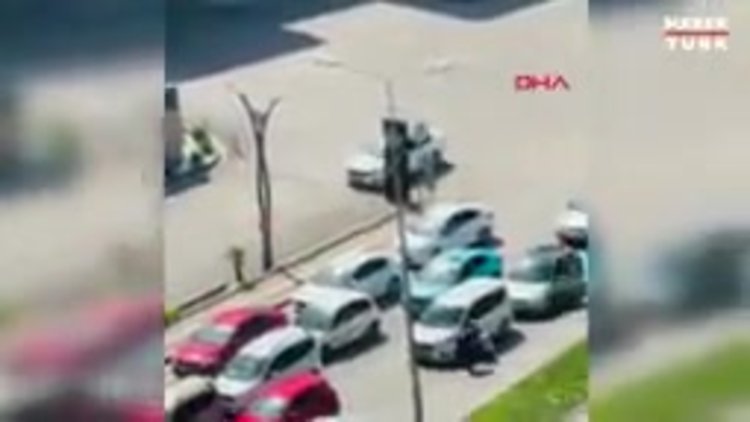 Kız arkadaşı ile birlikte taksiciyi rehin alıp, polise ateş açtı
