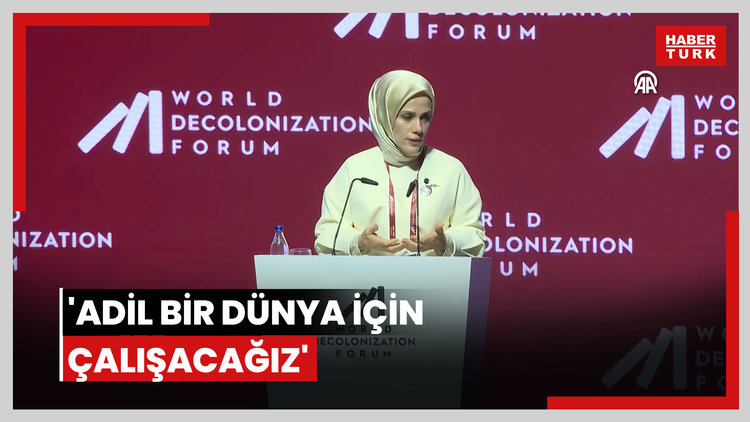 'Adil bir dünya için çalışacağız'