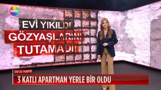 Boşaltılan bina dakikalar sonra yıkıldı!